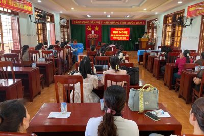 HỘI NGHỊ BAN ĐẠI DIỆN CHA MẸ HỌC SINH