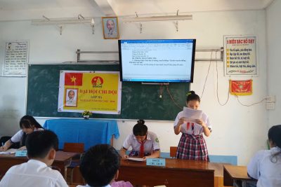 ĐẠI HỘI CHI ĐỘI CÁC LỚP KHỐI 7, 8, 9  VÀ CÔNG NHẬN CHI ĐỘI CÁC LỚP KHỐI 6