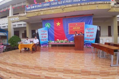 “XÂY DỰNG TÌNH BẠN ĐẸP – NÓI KHÔNG VỚI BẠO LỰC HỌC ĐƯỜNG”