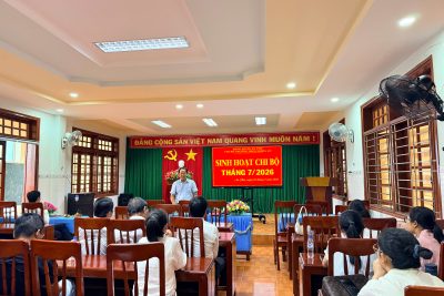 CHI BỘ TRƯỜNG THCS NGHĨA AN TỔ CHỨC SINH HOẠT THƯỜNG KỲ THÁNG 7 NĂM 2026