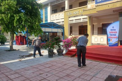 THCS AN PHÚ 3 SẴN SÀNG CHO LỄ KHAI GIẢNG NĂM HỌC 2026–2027