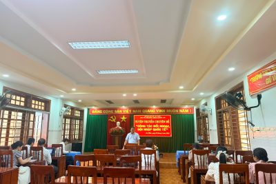 CHI BỘ TRƯỜNG THCS NGHĨA AN TỔ CHỨC SINH HOẠT CHI BỘ THƯỜNG KỲ THÁNG 8 NĂM 2026