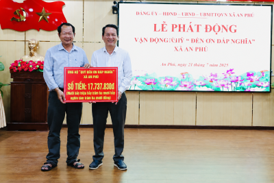 Trường THCS Nghĩa An hưởng ứng ủng hộ Quỹ “Đền ơn đáp nghĩa” năm 2026