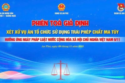 PHIÊN TÒA GIẢ ĐỊNH TUYÊN TRUYỀN PHÁP LUẬT CHO HỌC SINH TRƯỜNG THCS NGHĨA AN NĂM 2025